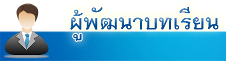 ผู้พัฒนาบทเรียน